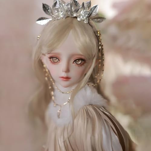 BJD Doll 1/4 Elf BJD Puppe Handgemacht Ball Gelenkpuppe SD Puppen DIY Spielzeuge mit vollem Satz Kleidung Schuhe Perücke Make-up, Mädchen von WENCY