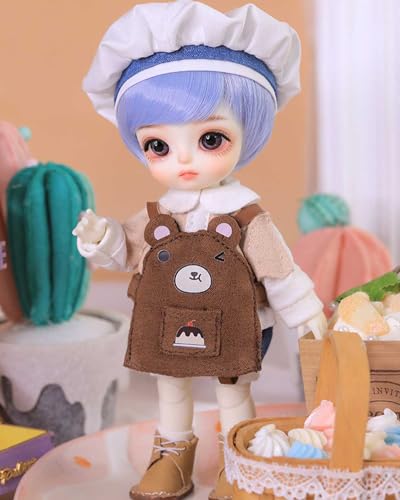 WENCY BJD Doll 1/8 BJD SD Puppen Ball Jointed Doll Mit Vollem Zubehör Puppe Spielzeug Geschenk Mit Full Set Kleidung Schuhe Perücke Make-Up, Mädchen von WENCY