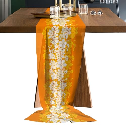 WENFEN Table Runners for Dining Table Chiffon Table Runner Chiffon Yarn Table Runner for Home Hotel Banquet Birthday Wedding Party Table Cloth(Color2,69x304cm) von WENFEN