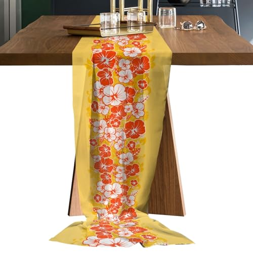 WENFEN Table Runners for Dining Table Chiffon Table Runner Chiffon Yarn Table Runner for Home Hotel Banquet Birthday Wedding Party Table Cloth(Color3,69x304cm) von WENFEN