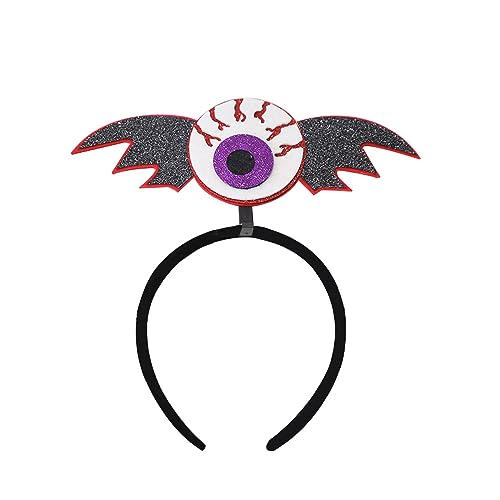 WENGU Stylisches Halloween-Haar-Accessoire, Halloween-Stirnband, Feiern Sie mit Ihrem pelzigen Freund, Halloween-Dekorationen, Kürbis-Kopf-Haarband von WENGU