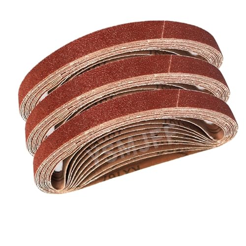 Schleifbänder 10 Stück 520 x 20 mm Schleifband 3/4 Zoll x 20-1/2 Zoll Schleifbänder Körnung P40-1000 Schleifbänder for Bandschleifer Schweißpunktschleifen zum Schleifen, Schärfen und Entrosten(10PCS 2 von WENYOG