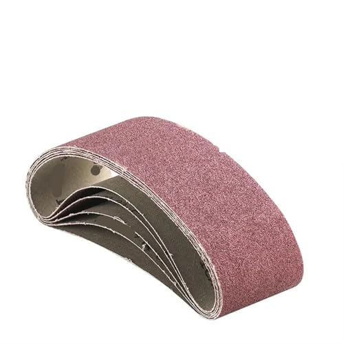 WENYOG Schleifbänder 5 Stück Schleifbänder 100 x 610 mm Schleifband 40-120 Körnung Schleifpapier Schleifbänder for Holz Weichmetall Polierwerkzeug zum Schleifen, Schärfen und Entrosten(5pcs Grit 60) von WENYOG