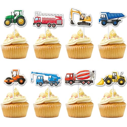 Construction C Cupcake-Topper von WERNNSAI