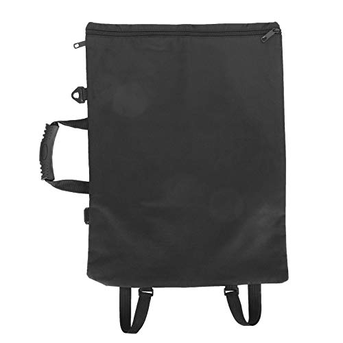 Malrucksack, Tragbares Zeichenbrett für Kinder, Multifunktionale Wasserdichte A3-Tasche, 8K-Zeichentasche Zum Skizzieren, Wasserdichter Rucksack, Skizzenaufbewahrung,(8K schwarze Handbemalungstasche) von WERTSWF