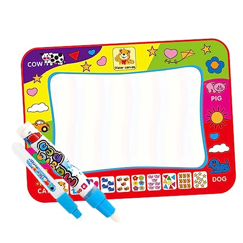 WESIEVYA 1 Satz Wasser leinwände interaktives spielzeug weihnachsgeschenk drawing pad malmatte Zeichentuch bunte Kinderzeichenmatte Gekritzel-Wassermatte zeichnen Stoff von WESIEVYA