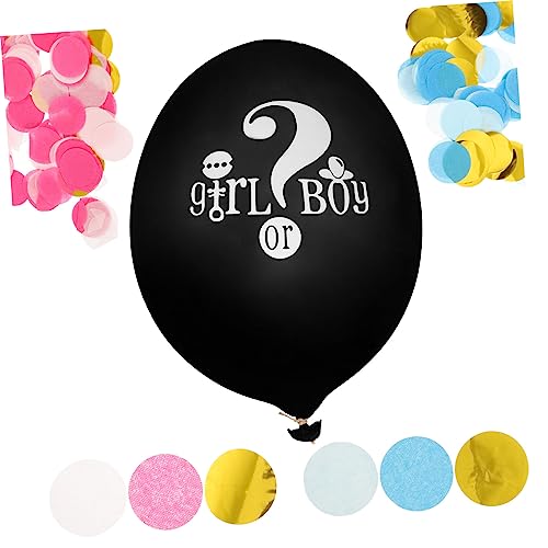 WESIEVYA 1 Set Geschlecht Offenbaren Ballons Und Latexballons Mit Konfetti Dekoration Für Gender Reveal Party Perfekte Partyballons Für Jungen Und Mädchen von WESIEVYA