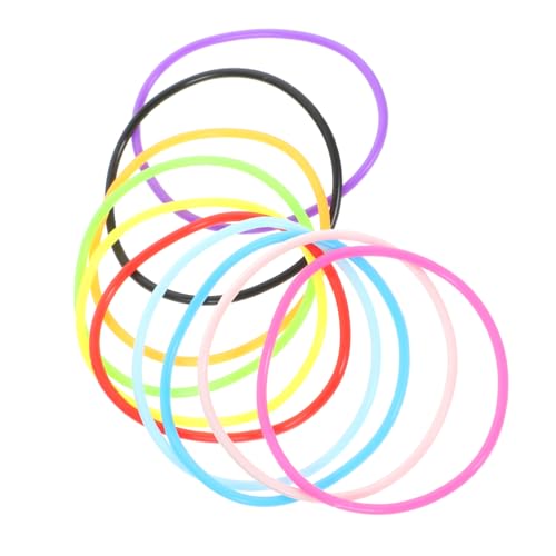 WESIEVYA 10 Stück Bunte Gelee Armbänder Tragbare Dehnbare Silikon Armbänder Verschiedenen Farben Flexibel Und Bequem Für Kinder Und Erwachsene Ideal Accessoire Oder von WESIEVYA