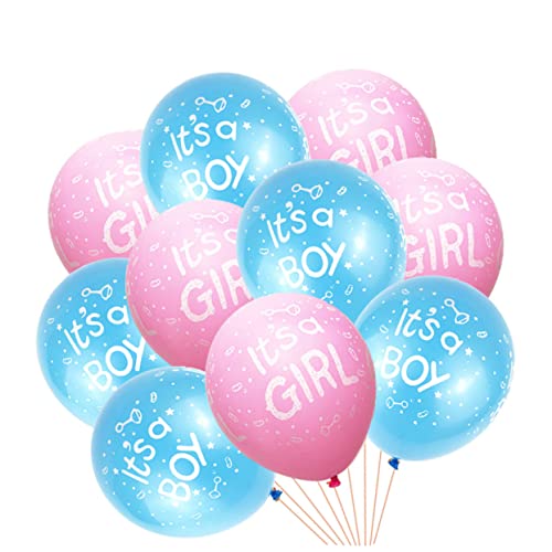 WESIEVYA Latexballons Für Jungen Und ädchen A Boy A Girl Shower Ballonset Und Je Für Perfekte Partydekorationen von WESIEVYA