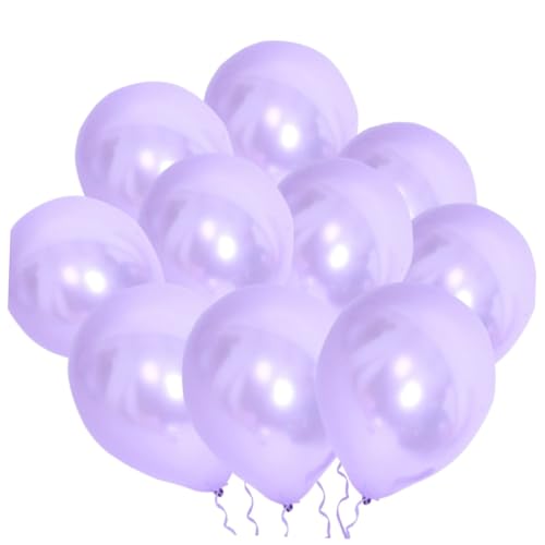 WESIEVYA 100 Stück Lavendel Latex Ballon Dekorative Luftballons Für Festivals Und Partys Zarte Farbtöne Für Hochzeiten Und Feiern von WESIEVYA