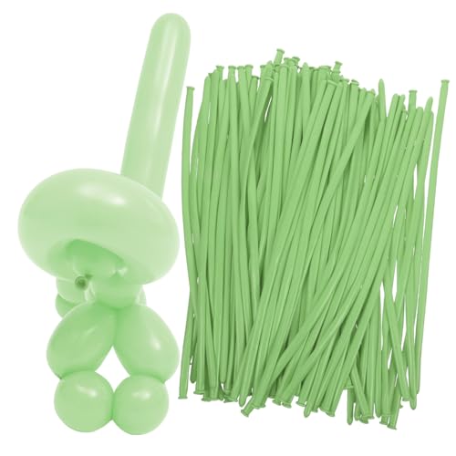 WESIEVYA 100St Hochzeit lange Luftballons Partyballons Ballon Tierballons verdrehter Tierballon lange Ballondekore Luftballons für festliche dekorative Luftballons für Partys Emulsion Green von WESIEVYA