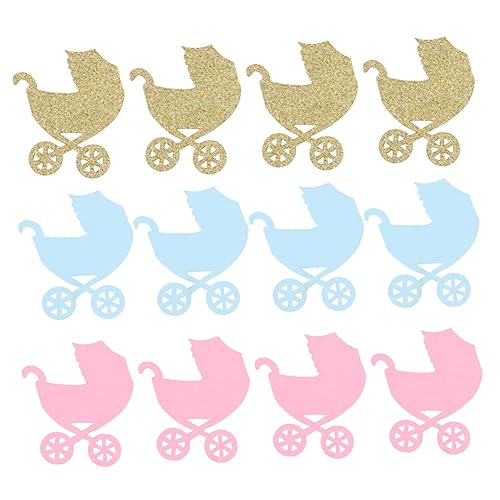 WESIEVYA 100st Babyparty- Konfetti Babygeburtstag Konfetti Party Konfetti Wörter Buchstaben Konfetti Glitzer Für Die Babyparty Tischstreuer Aus Metallfolie Konfetti Konfetti- von WESIEVYA