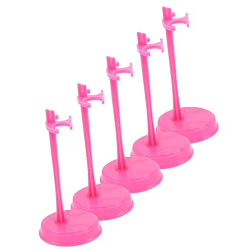 WESIEVYA 15st Taillenstütze Für Puppen Actionfiguren-puppenhalter Stützständer Für Puppen Puppe Stehende Unterstützung Desktop-Puppe Steht Displayhalter Für Puppe Puppenständer Rosy Eisen von WESIEVYA