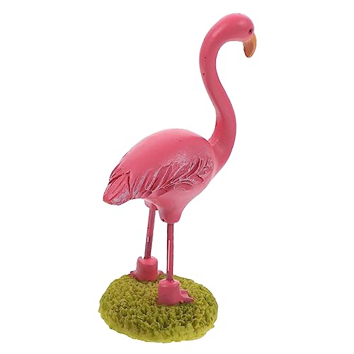 WESIEVYA 1Stk Kuchenverzierung Gartenlaternen Flamingo-Anhänger dekorative Laternen geburtstagsdeko kindergeburtstags dekoration hochzeitsdeko Tortendeko für Kuchendeckel Rosa von WESIEVYA