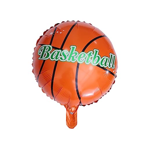 WESIEVYA 20 Stück 18 Basketball-Ballons Dekorative Luftballons Partyballons Luftballons für Hochzeitsfeiern party ballons Basketball-Dekoration Sportballons Luftballons für Themenpartys von WESIEVYA