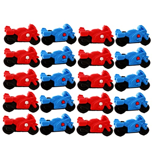 WESIEVYA 20St Radiergummi Kindermotorrad Mini-Radierer Radierer für Motorräder kleines Auto briefpapier kinder erasers for kleine Cartoon-Radierer Mini-Cartoon-Radierer von WESIEVYA