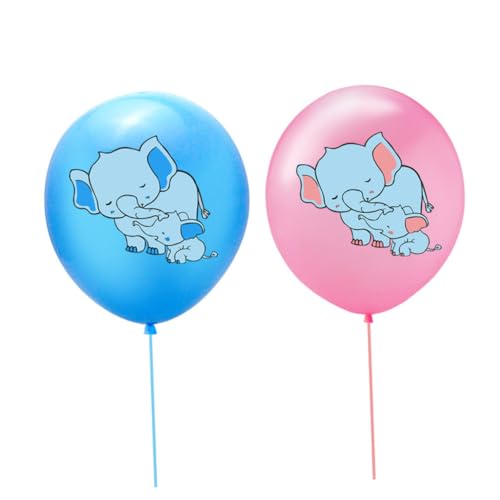 WESIEVYA 23 Stück 1 Set Luftballons Set Mädchen Ballon Tierballons Babyparty Banner Babyparty Partyzubehör Geschlecht Offenbaren Partyzubehör Luftballons Für Geschlecht Kit Blau von WESIEVYA