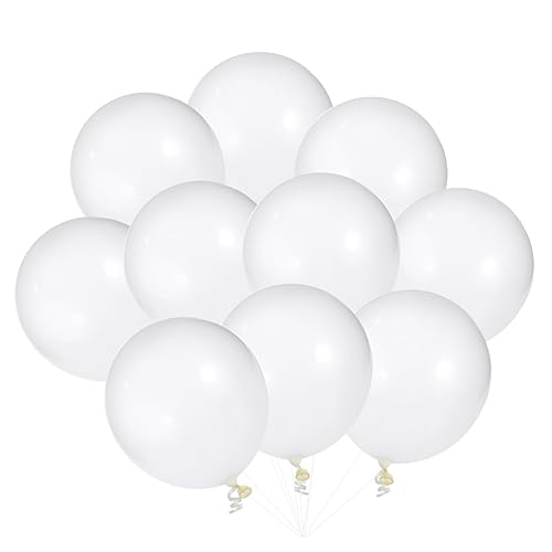 WESIEVYA 25 Stück Verdickte Transparente Luftballons Perfekte Deko Für Hochzeit Party Und Events Hochwertige Latexballons Für Jeden Anlass von WESIEVYA