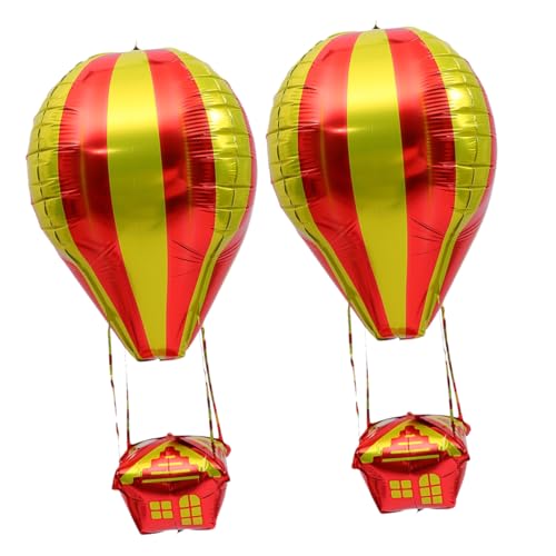 WESIEVYA 2st Ballon Heiß Hängen Flugzeugspielzeug Für Jungen Wolken Für Die Decke Deckendekoration Heißfolienverzierungen Kinder Fliegendes Spielzeug Kalibrator De Aluminiumfolie von WESIEVYA