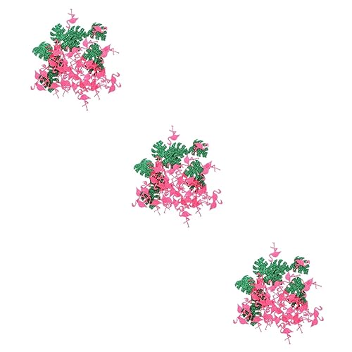 WESIEVYA 3 Stück 1 Flamingo Konfetti Dschungel Dekorationen Weihnachtsbaum Konfetti Sommer Streukonfetti Dschungel Strand Thema Partybevorzugung Weihnachtskonfetti Ananas Konfetti von WESIEVYA