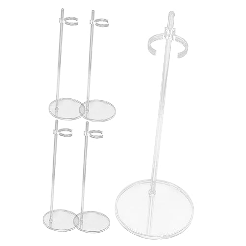 WESIEVYA 5 Stück Action Figur Display Halter Puppen Stützhalterung Modell Display Halter Puppenhalter Puppen Mannequin Modell Puppen Display Ständer Puppenständer Figuren von WESIEVYA