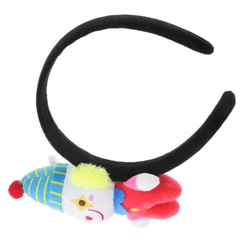 WESIEVYA Clown Stirnband Clown Schuhe Alberne Hüte Clown Kostüm Zirkus Haarteil Clown Perücke Clown Zubehör Clown Hüte Regenbogen Stirnband Halloween Kostüme Für Erwachsene von WESIEVYA