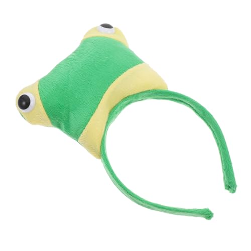 WESIEVYA Frosch-stirnband Kopftuch Haaraufsätze Haarschmuck Stirnbänder Halloween-haarband Cosplay-kopfbedeckung Frosch-haar-accessoire Frosch-party-dekor Frosch Stirnband Plastik von WESIEVYA