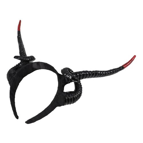 WESIEVYA Halloween Horn Stirnband Cosplay Hörner Stirnband Cosplay Stirnband Party Stirnband Frauen Haarschmuck Frauen Kopfschmuck Halloween Hörner Haarband Tierkostüm Requisite von WESIEVYA