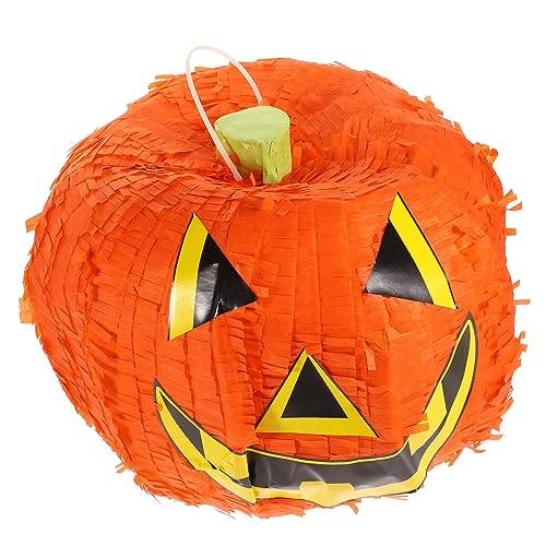 WESIEVYA Faltbare Halloween Pinata Kürbisform Für Partydekoration Und Füllung Für Halloweenfeiern Ideale Ergänzung Zu Partybedarf Und Gruseldesigns von WESIEVYA