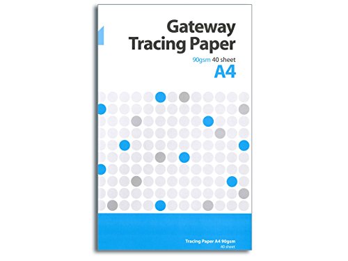 Gateway TRANSPARENTPAPIER, 90 G / M2, 40 Blatt A4 von WEST