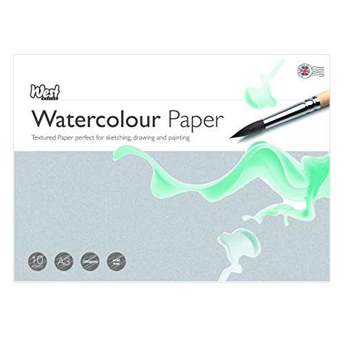 West Design A3 300 gsm Aquarellpapier Pad von WEST