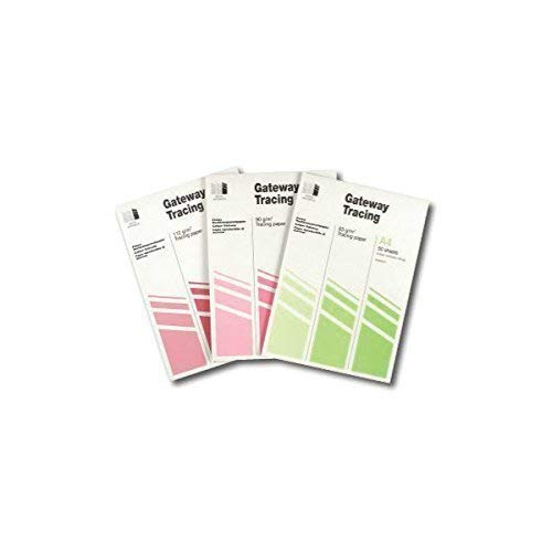 West Transparentpapier-Block, 112 g/m², 50 Blatt, natur 63 gsm A3 von WEST