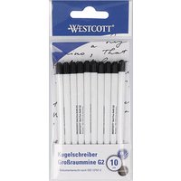 WESTCOTT Kugelschreiberminen XB schwarz, 10 St. von WESTCOTT