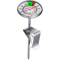 WESTMARK Milch-Thermomter mit Clip Thermometer silber von WESTMARK