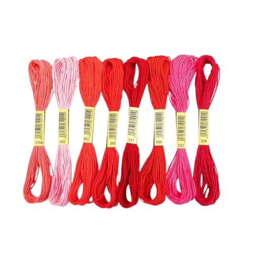 Stickgarn Multicolor Embroidery Floss Similar Thread Cross Stitch Cotton Sewing Skeins Embroidery Thread Floss Kit DIY Sewing Tools Sticken(02) von WEbjay