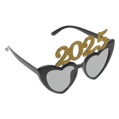 WHAMVOX 1 Paar 2025 Brille Weihnachtsbrille Neujahrs-sonnenbrille Frohes Neues Jahr Brille Party-brillen-dekore Brillengestell Mit Zahlen -requisiten Für Das Neue Jahr 2024 Brille Abs von WHAMVOX