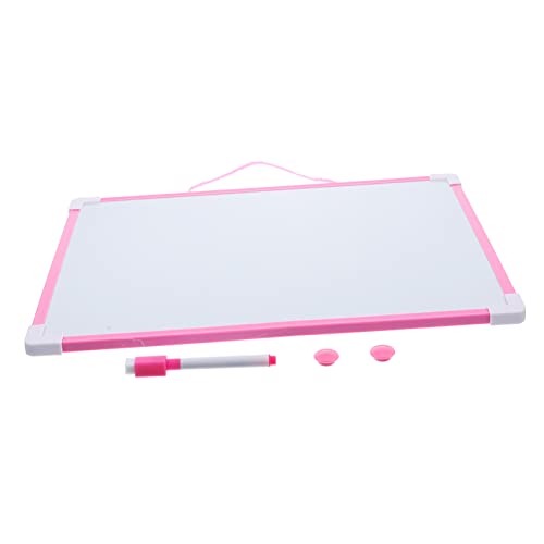 WHAMVOX 1 Satz Hängetafel Whiteboard magnetisch Mitteilungen Weiß kinder schreibtafel zeichenpad kinder staffelei deko handgeschriebenes Nachrichtenbrett magnetisch für Whiteboard PVC Rosa von WHAMVOX