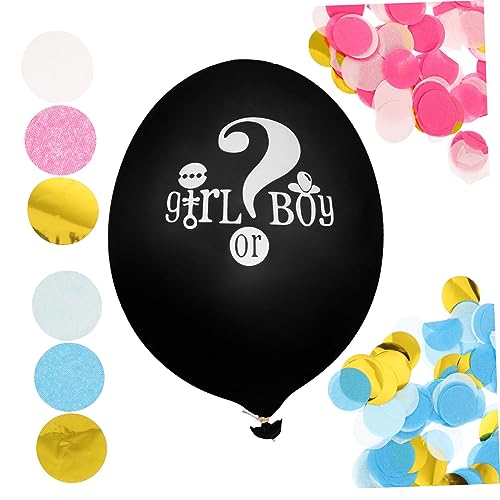 WHAMVOX Baby Luftballon Luftballons Feier 1 Set Geschlecht Offenbaren Ballons Mit Konfetti Latexballons Für Gender Reveal Party Dekorationen Pastellfarben Für Jungen Oder Mädchen von WHAMVOX