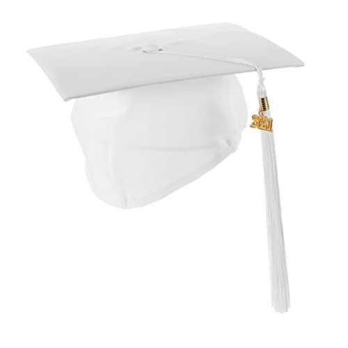 WHAMVOX 1 Stück Abschlusshut Exquisite Abschlusskappe Trencher Für 2021 Absolventen Abschlussparty Hut Stilvolle Trencher Kappe 2021 Bachelor Kappe 2021 Abschlusskappe 2021 von WHAMVOX