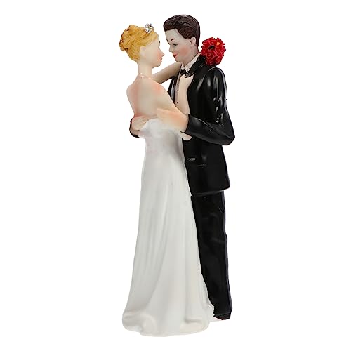 WHAMVOX 1 Stück Braut Und Bräutigam Ornamente Hochzeitstorte Topper Miniaturfiguren Hochzeit Brautparty Hochzeitsfeier Hochzeitstorte Ornament Hochzeitsornamente Dekor Hochzeitstorte von WHAMVOX