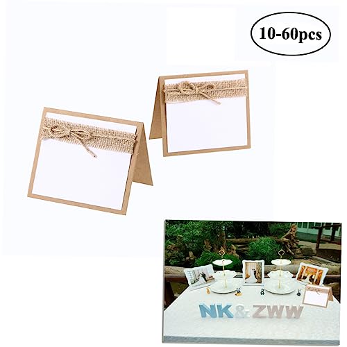 WHAMVOX 10 Rustikale Tischkarten Mit Namen Für Gastpartys Platzkarten Für Eine Shabby Chic Hochzeit Ideal Für Hochzeiten Geburtstagsfeiern Und Besondere Anlässe von WHAMVOX