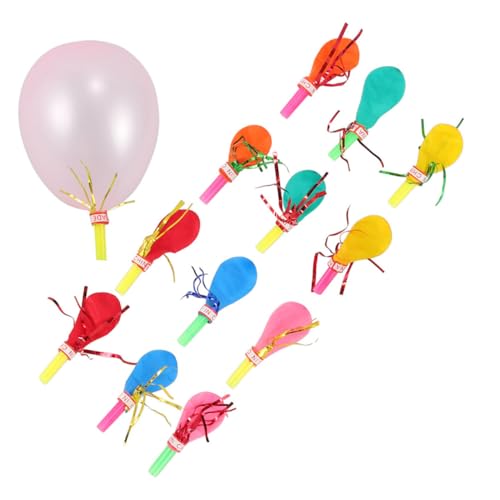 WHAMVOX 100 Stück Metallballons Für Kinder, Spielset Für Kinder, Musikalische Ausbrüche, Partypfeifen, Krachmacher-ballon, Kinderspielzeug von WHAMVOX