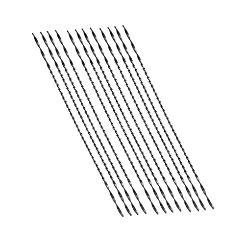 WHAMVOX 12st Drahtsäge Zubehör Für U-förmige Sägen Spiralförmige Klingen Schneiden Von Sägeblättern Sägeblätter Für Spiralsägen Zubehör Für Trennsägen Spiralsägeblätter Black 45# Stahl von WHAMVOX