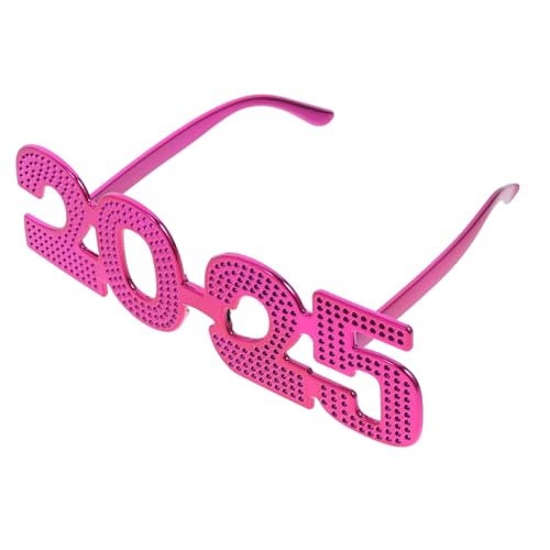 WHAMVOX 2025 Brille Urlaubsbrillen Party-brillen-dekore Partydekorationen Für Das Neue Jahr Weihnachtsbrille Ausgefallene Silvester-party-brille Lustige Brillen Neuartige Sonnenbrille Abs von WHAMVOX