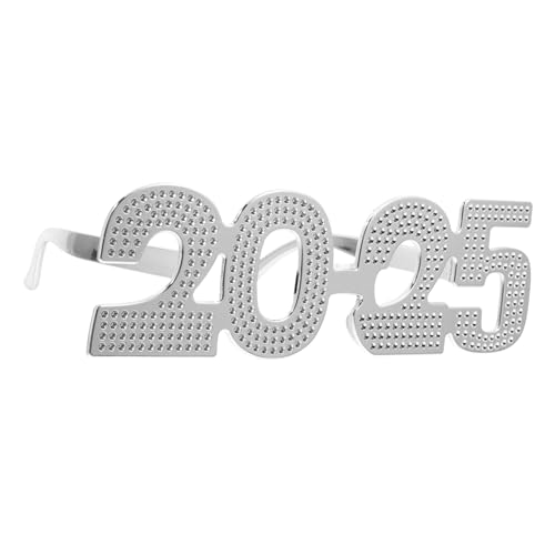 WHAMVOX 2025 Brille party brille faschingsbrille Frohes neues Jahr Brille 2025 Frohes neues Jahr Sonnenbrille Weihnachtsdekorationen Requisiten Partybrille lustige Tanzbrille von WHAMVOX