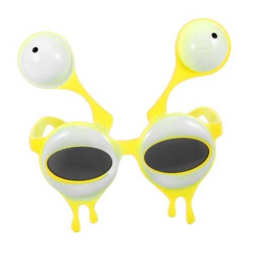 WHAMVOX 2St Schluckbrille Urlaub lustige Brillen lustige Feierbrille kollegen weihnachts party Fotogeschenke Sonnenbrille Foto Requisiten Brillen lustige Partybrille Abs Yellow von WHAMVOX