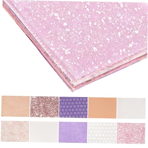 WHAMVOX 30 Blätter kreativpapier scrapbook paper papierbasteln Tagebuchdekoration Sichere Papiermaterialien Backpapier Papier für Notizbuch handkonto dekorpapier Scrapbook-Materialien Rosa von WHAMVOX