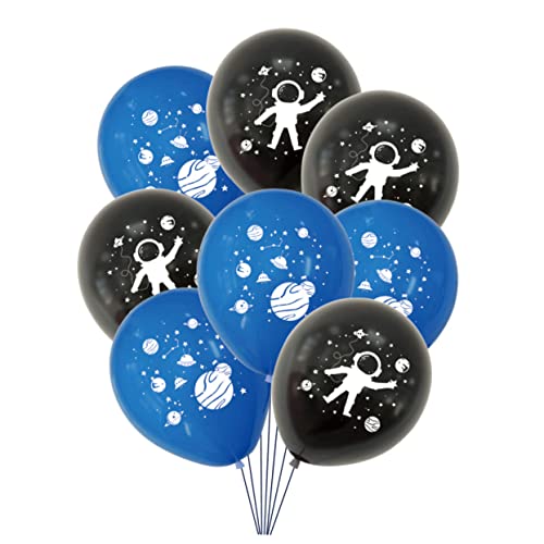 WHAMVOX 50 Stück bedruckte Luftballons für Partys babyshowerparty home decoration balloon luftballons helium balongas Weltraum-Party-Ballon Astronautenballon Latexballons Partyballons von WHAMVOX