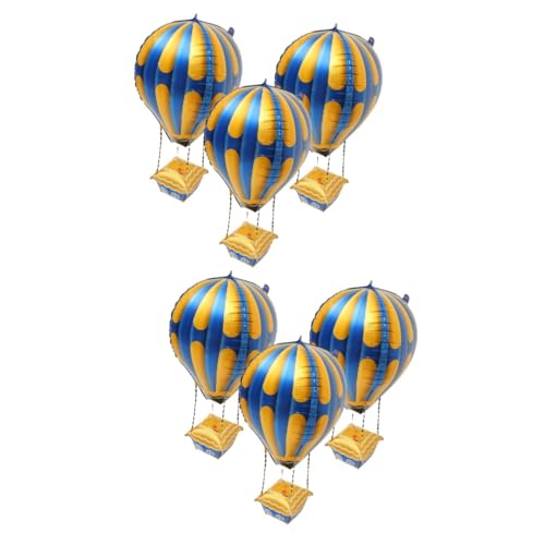 WHAMVOX 8 Stk Heißluftballon karneval ballon Babyballons Hochzeitsdeko hochzeits dekoration deckenverkleidung hochzeit ballons Kinderparty Ballon Geburtstagsparty liefert Aluminiumfolie von WHAMVOX