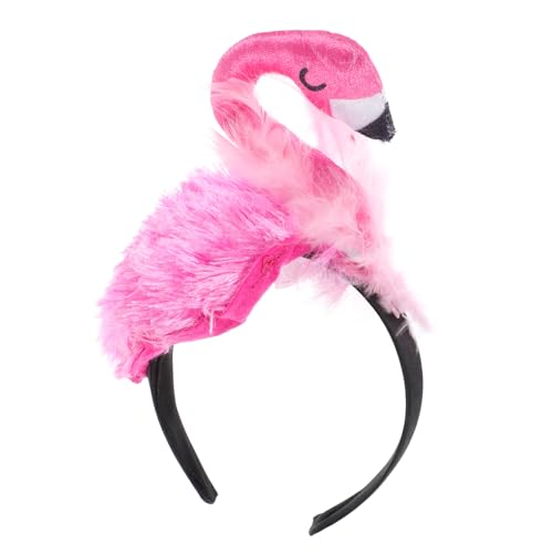 WHAMVOX Flamingo Stirnband Strand Party Stirnband Entzückender Kopfschmuck Stirnband Für Hawaii Party Kreatives Stirnband Requisite Kinder Kopfschmuck Tiere Cartoon Stirnband von WHAMVOX